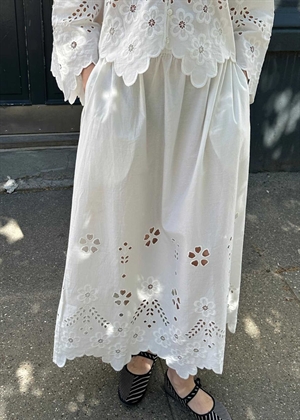 Trine skirt White Cutwork Sissel Edelbo 